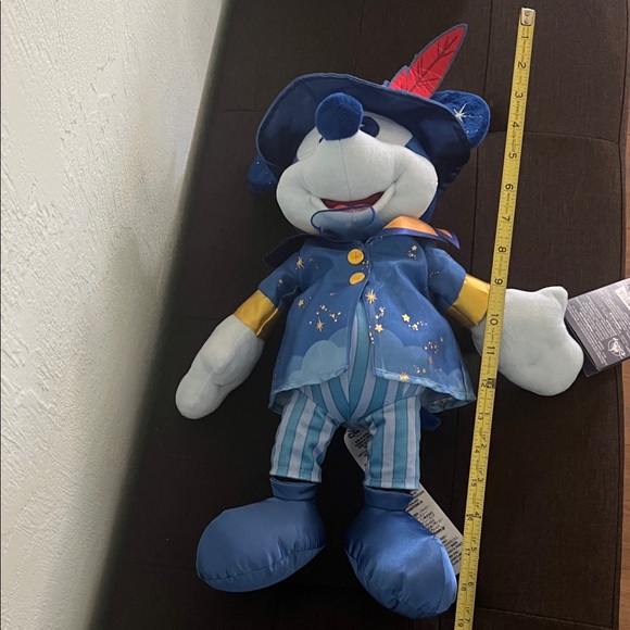 ( 0380) Disney Sorcerer Mickey Mouse Plush - Blue and White - Picture 4 of 6